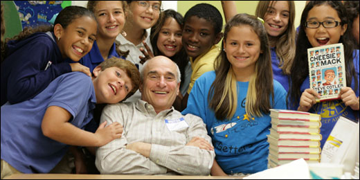 Steve with kids